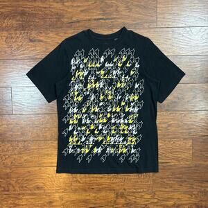 Sean John Black Orignal Fit Lighting Bolt Y2K Graphic Print Size M